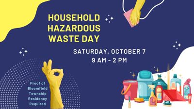 Household Hazardous Waste Drop-Off Day is Saturday, October 7, 2023