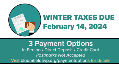 Winter Taxes Due February 2024