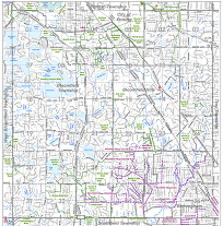 Oakland County Drain Map