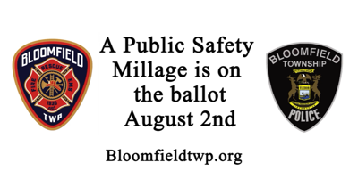 A Public Safety Millage is on the August 2nd, 2022 Ballot